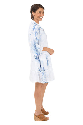 Presley Embroidered Bell Sleeve Dress