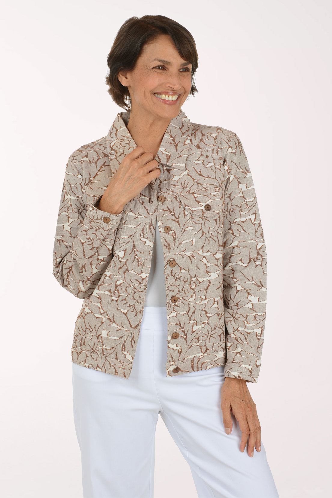 Jan Cotton Jacquard Jacket
