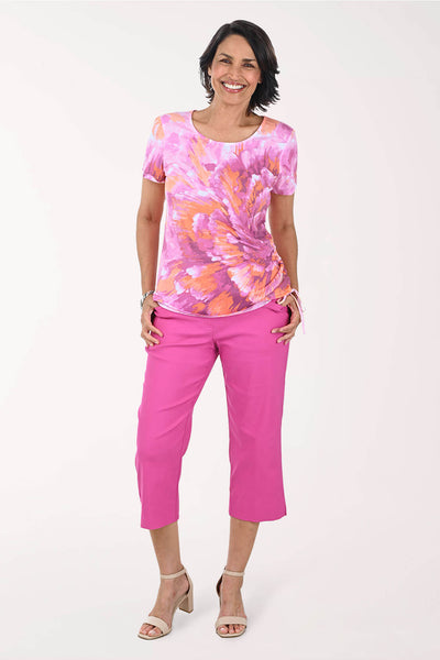 Silky Tech Capri Pant | Ruby Rd.