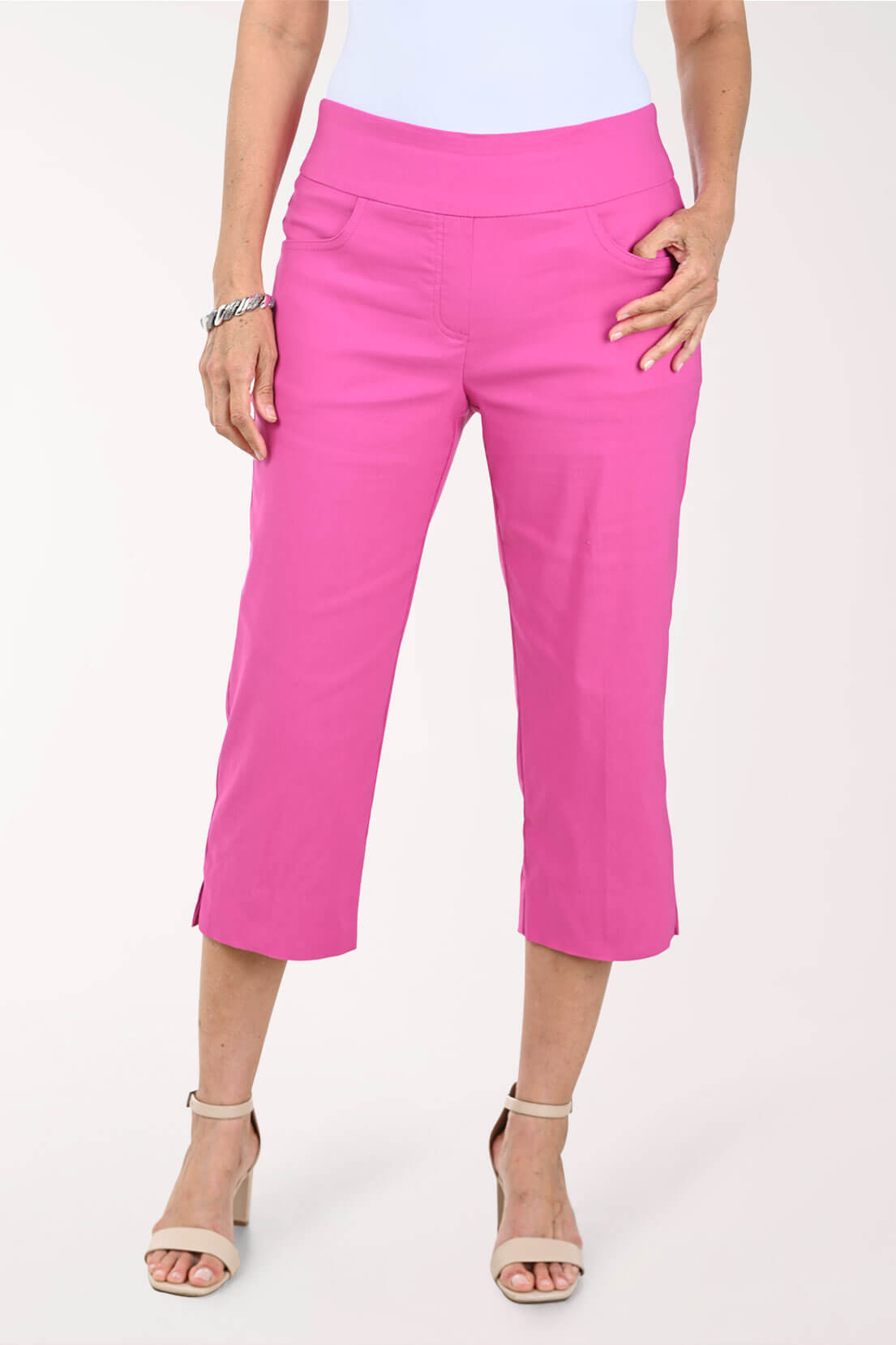 Ruby Rd. Silky Tech Capri Pant - Navy