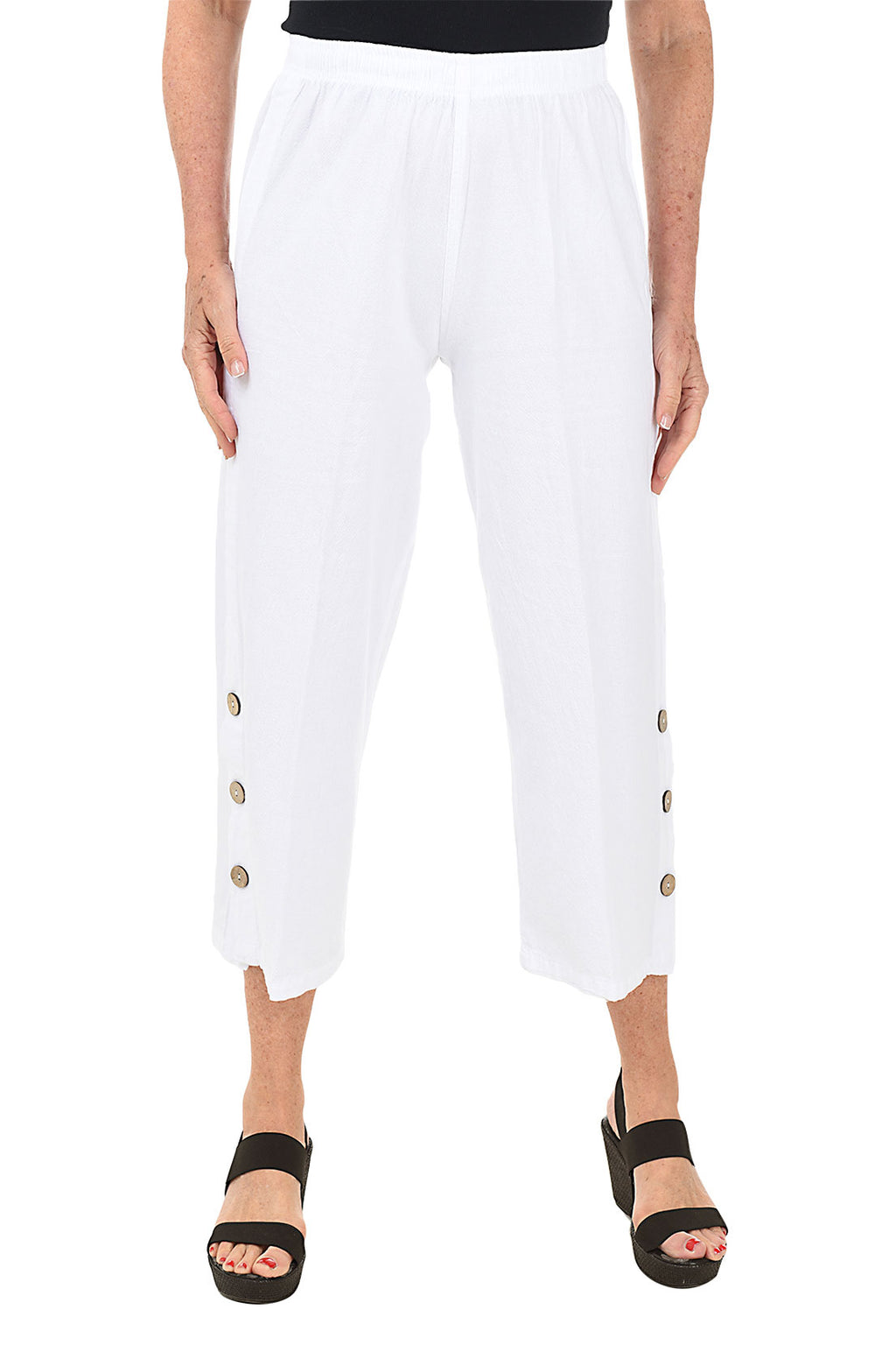 【新作・美品】CLANE CAPRI RIB PANTS LIVI Ribbed Journey Capri Relaxed Straight Pant | LaneBryant