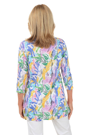 Mardi Gras Crinkle Pocket Tunic