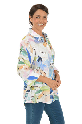 Early Spring Button-Back Shirt