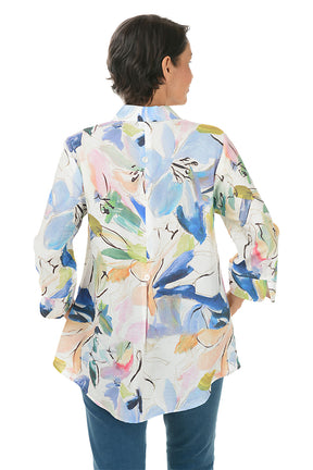Early Spring Button-Back Shirt