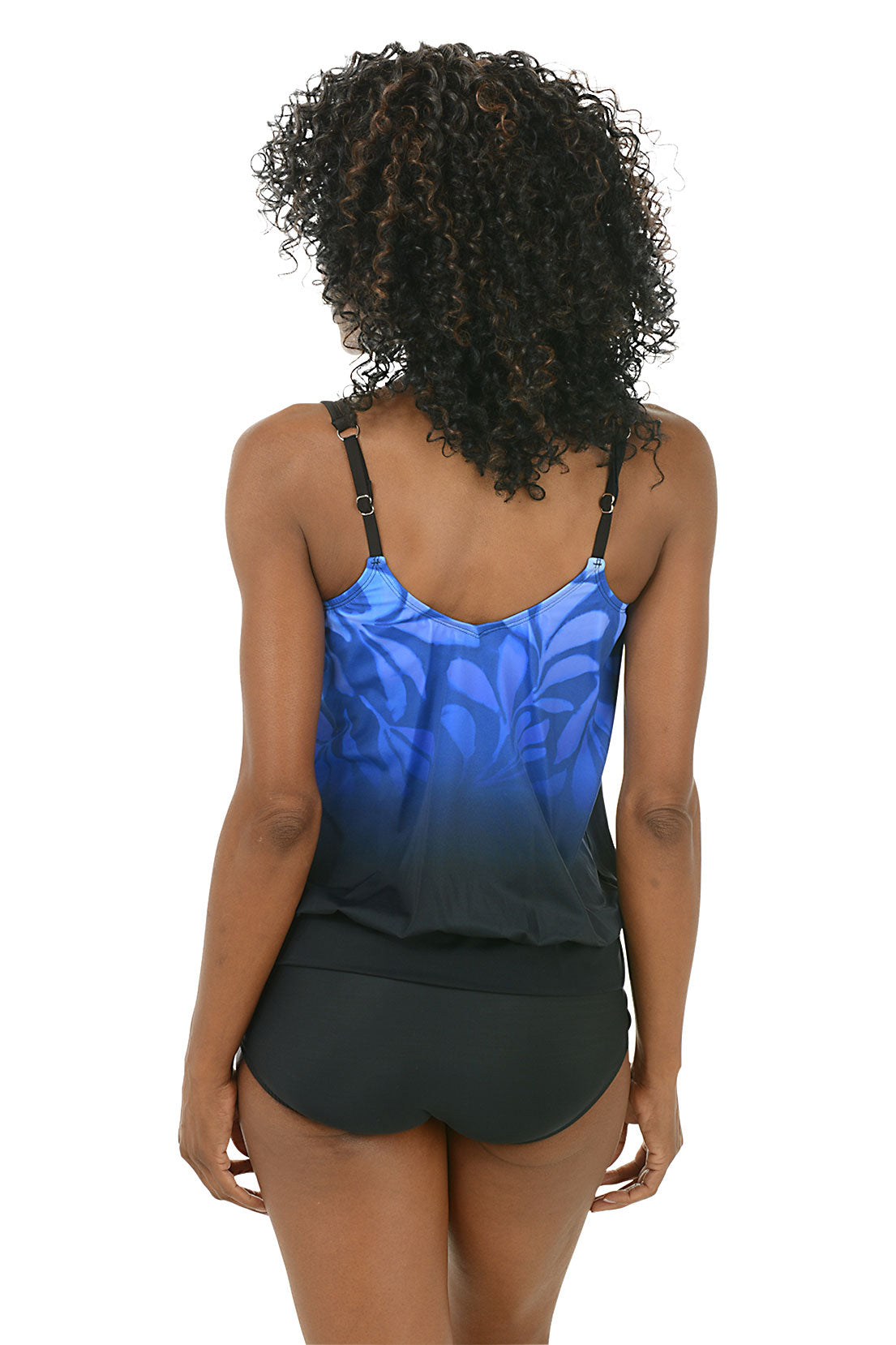 Fade Away Blouson Tankini Top