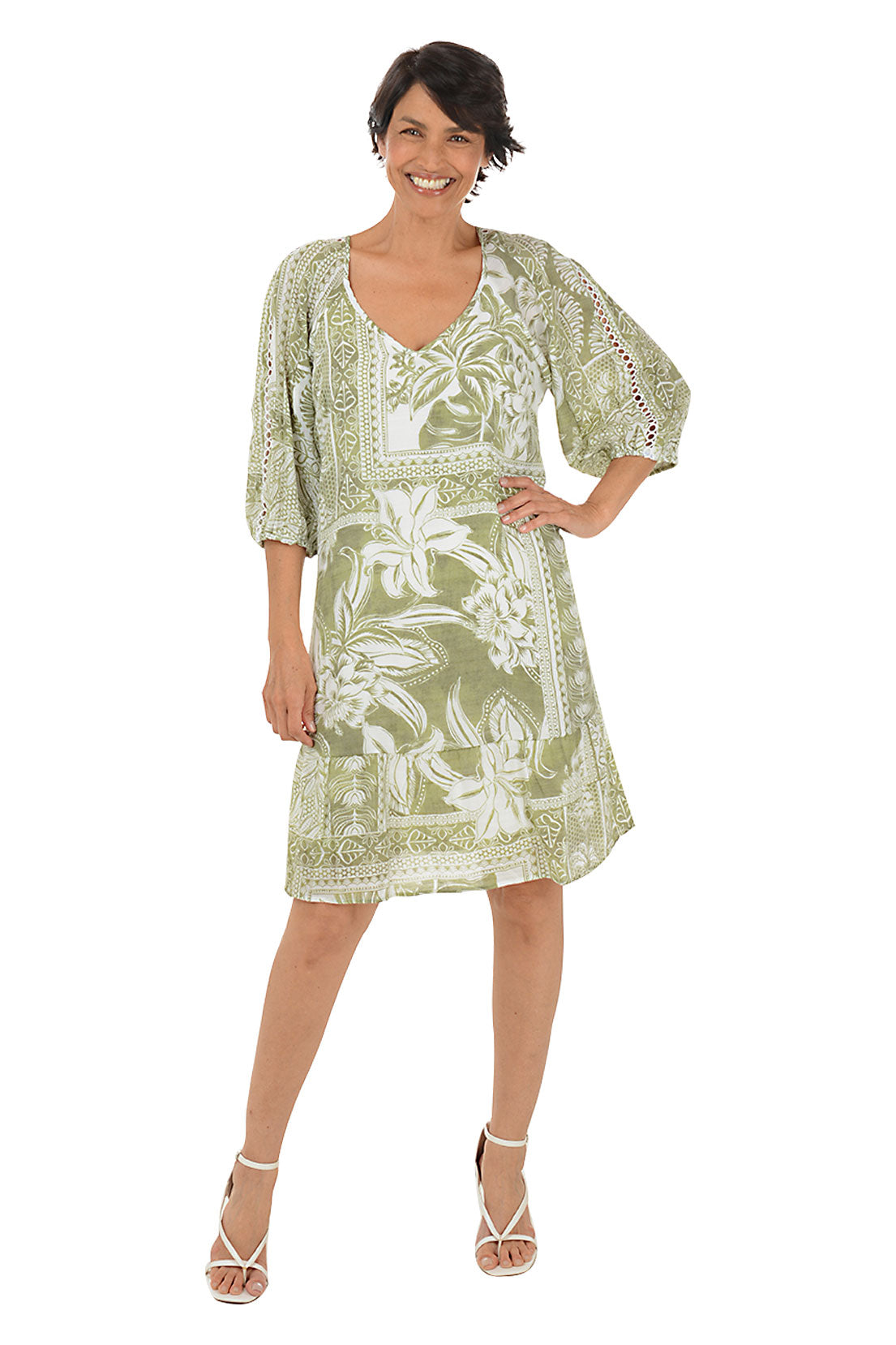 Lily Crochet Shoulder Dress