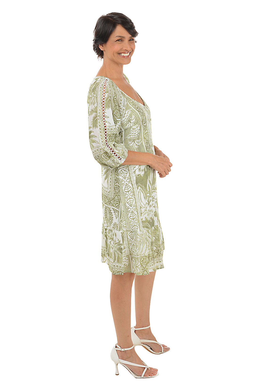 Lily Crochet Shoulder Dress