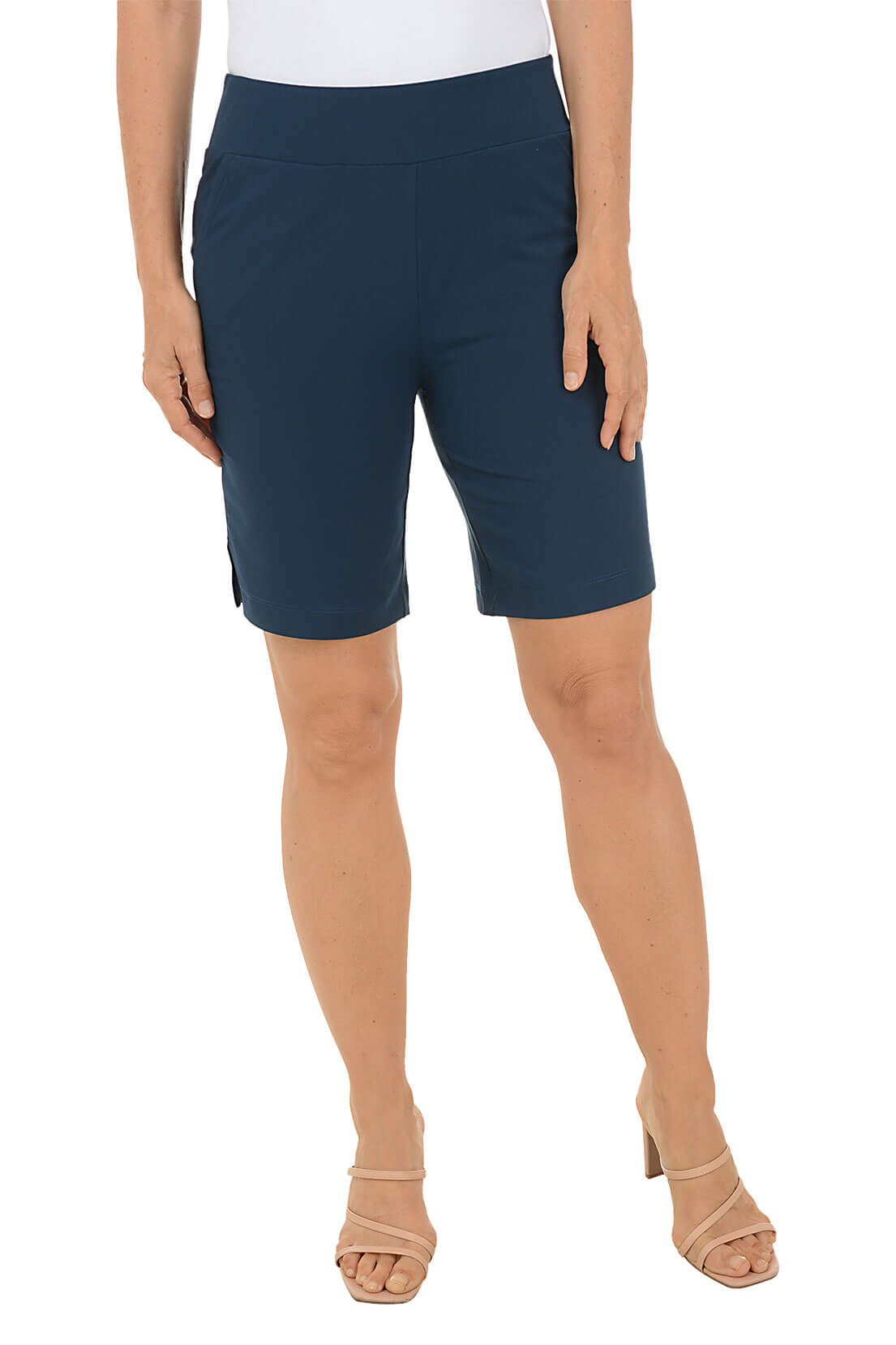 Fairway Stretch Pull-On Bermuda Short by Stella Parker