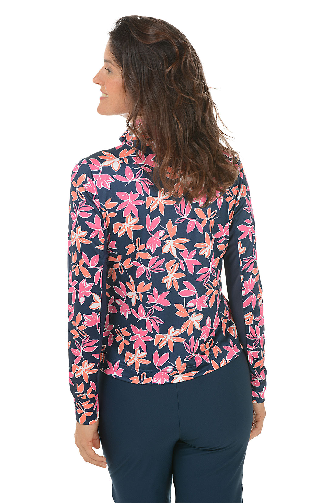 Full Bloom UPF50 Mock Neck Sun Shirt