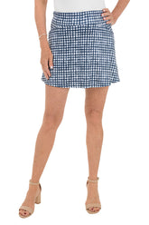 Navy Gingham UPF50 Flounce Skort