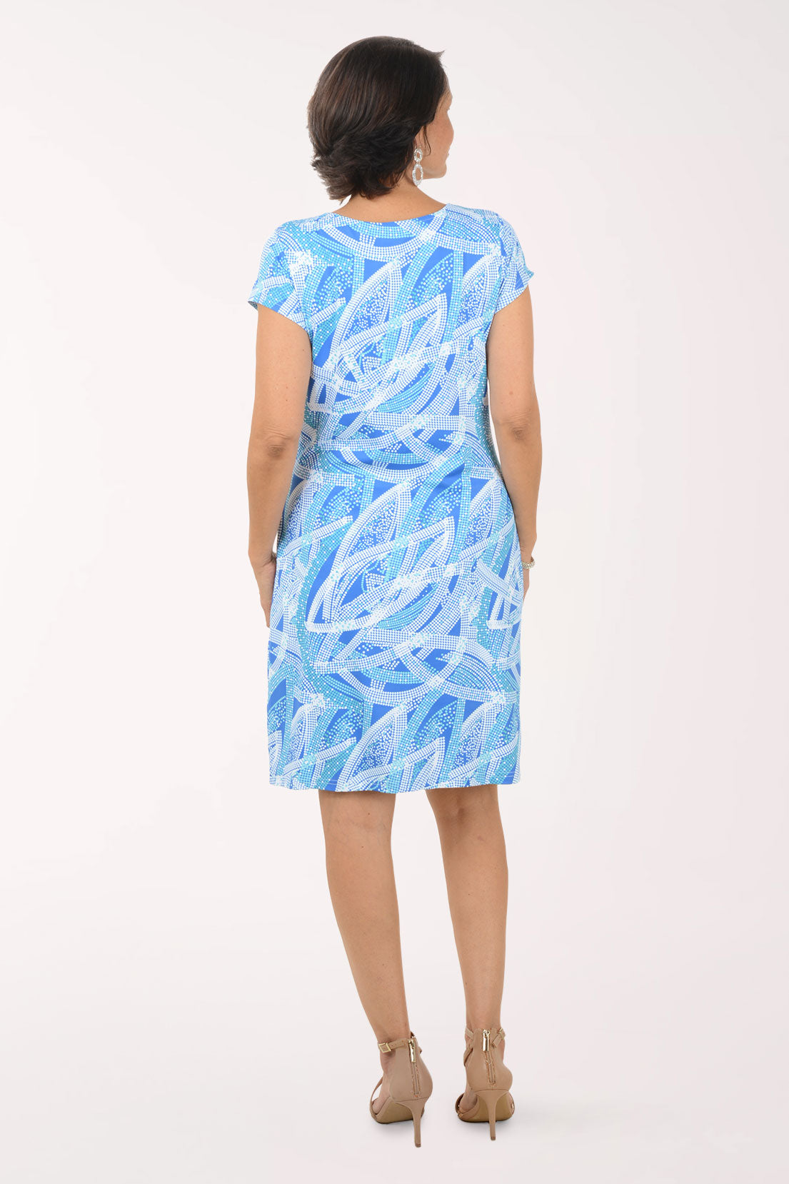 Jet Stream UPF50 Cap Sleeve Shift Dress | Tango Mango Jet Stream UPF50 Cap Sleeve Shift Dress | Tango Mango