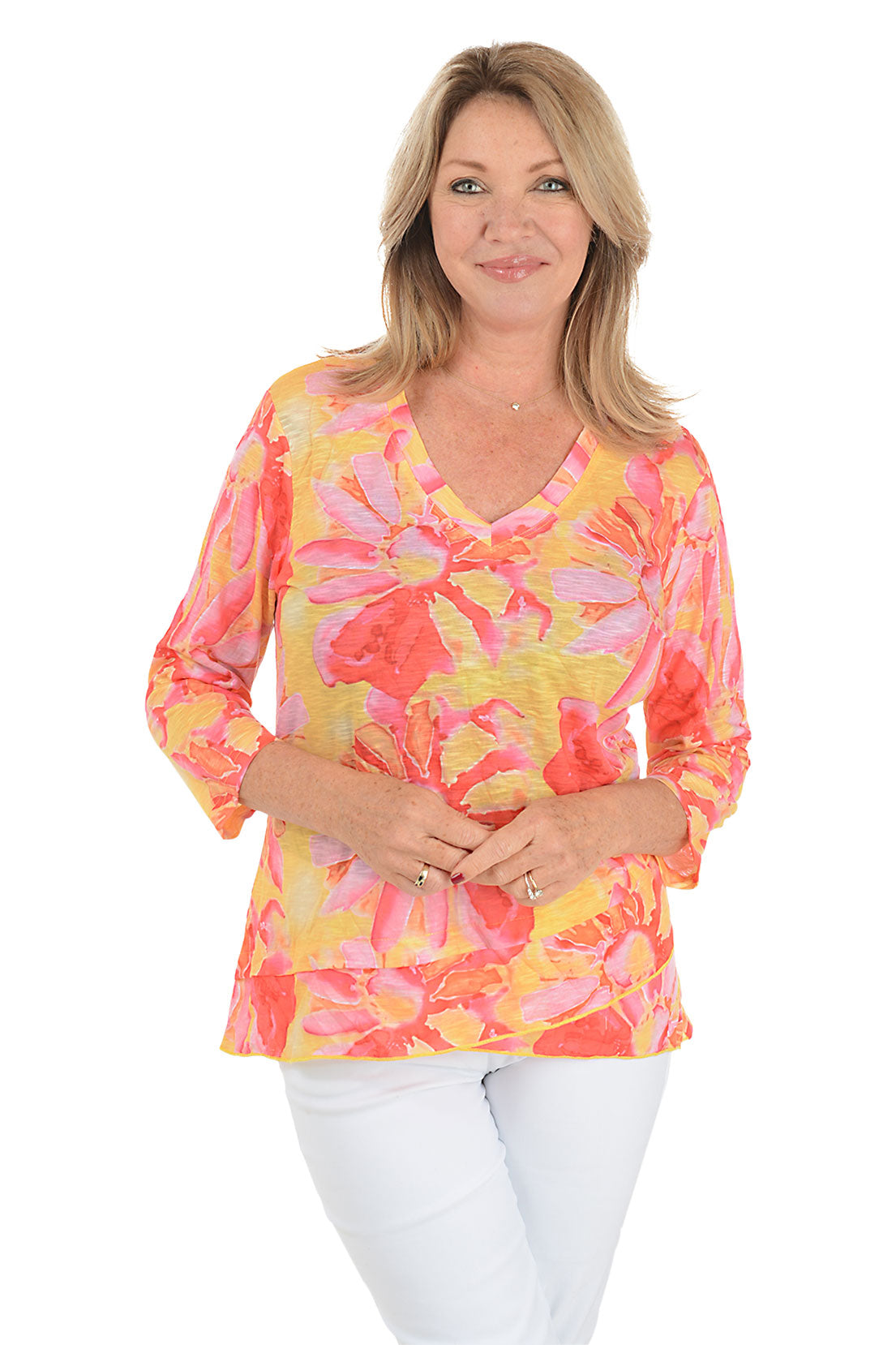Marigold Magic Criss Cross Tunic