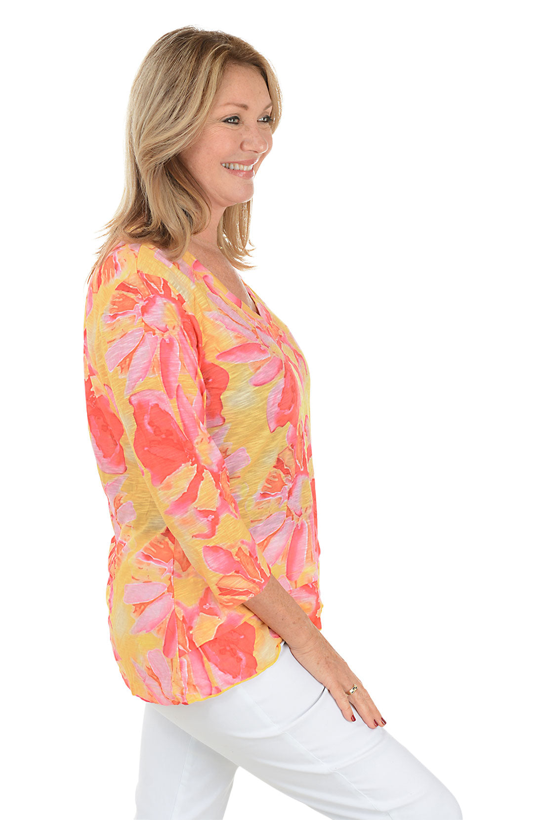 Marigold Magic Criss Cross Tunic