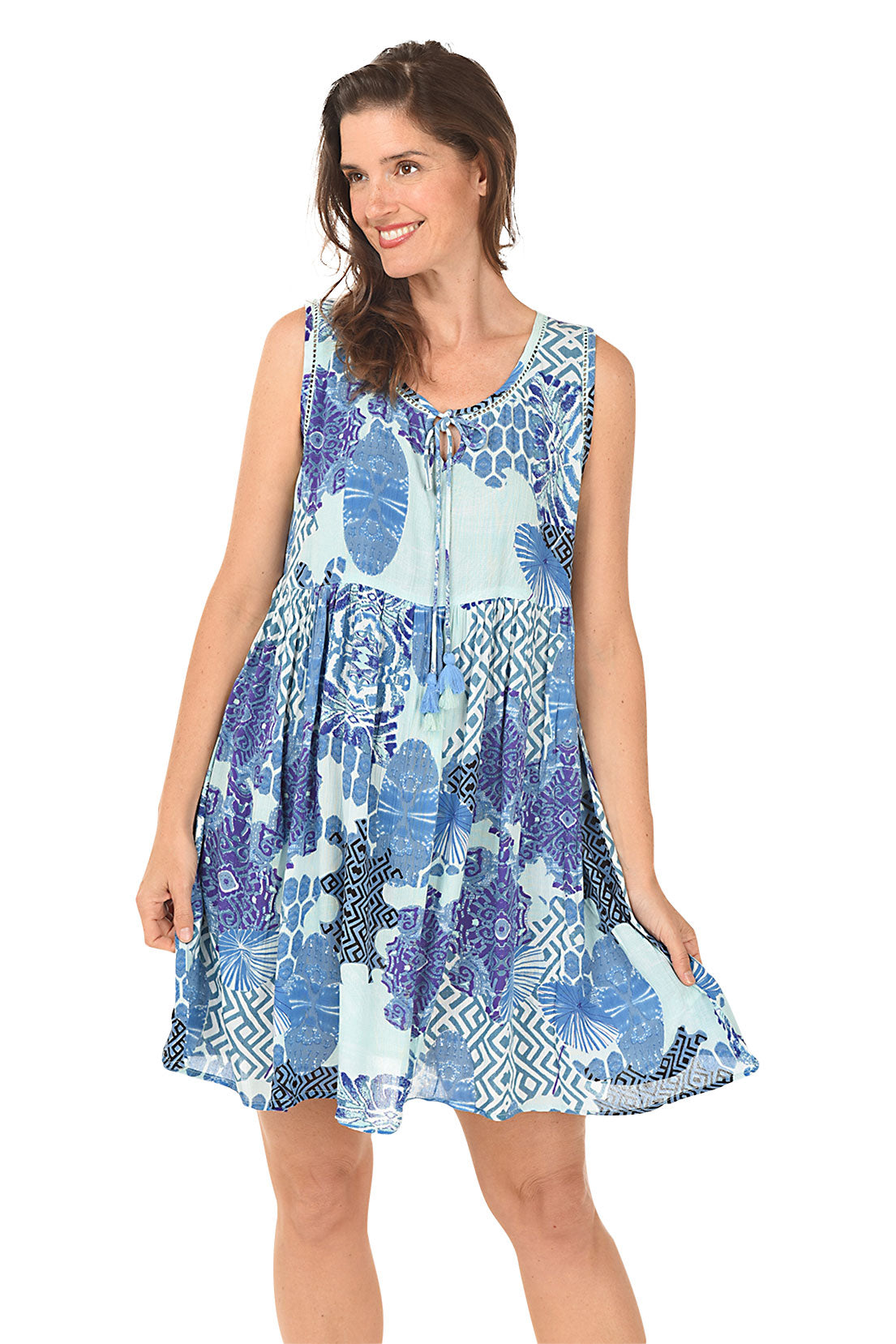 Patchwork Tracey Cover-Up Dress