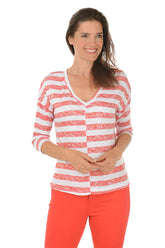 Bay Berry Striped Knit Top