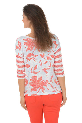 Bay Berry Striped Knit Top