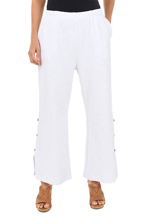 Button Side Pull-On Flood Pant