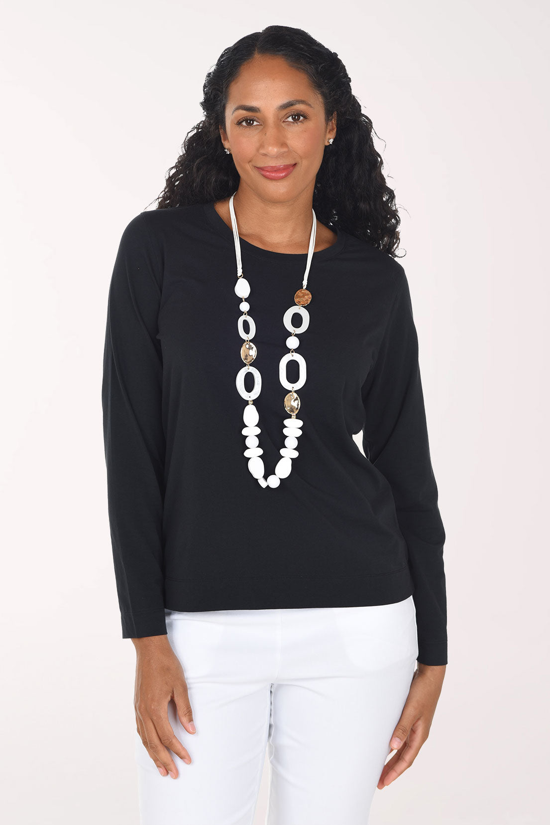 Solid Jersey Long Sleeve Top