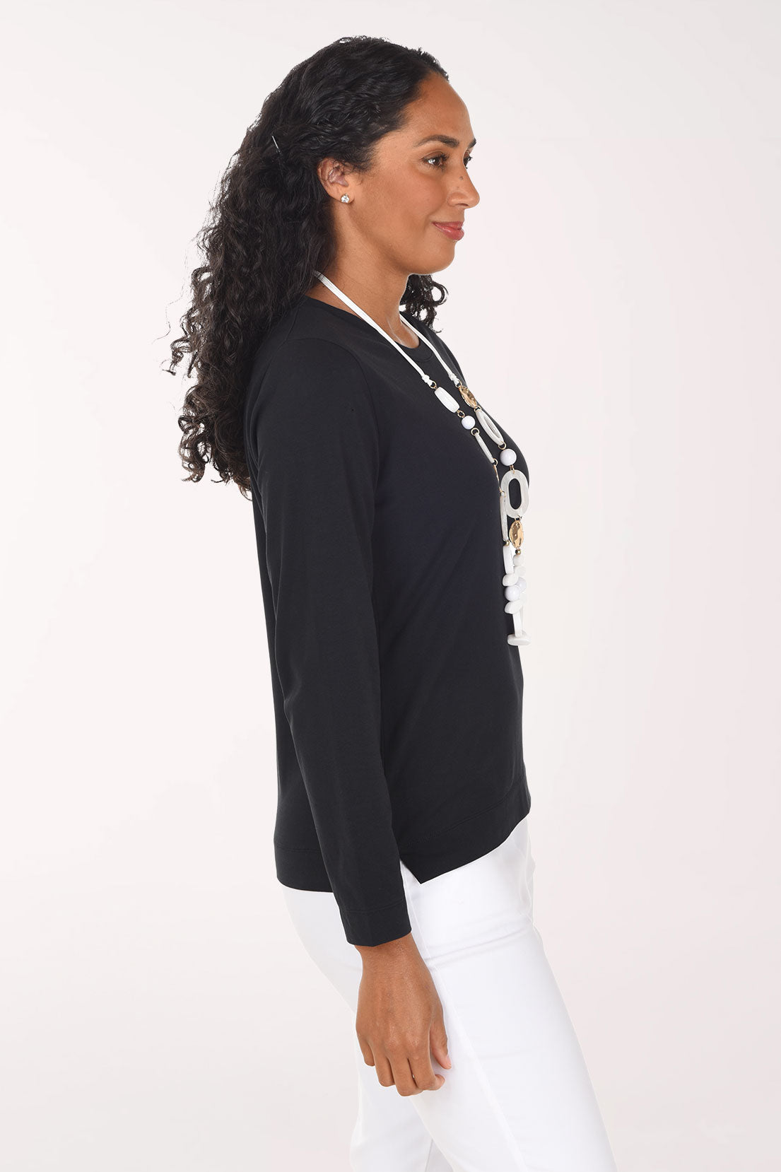 Solid Jersey Long Sleeve Top