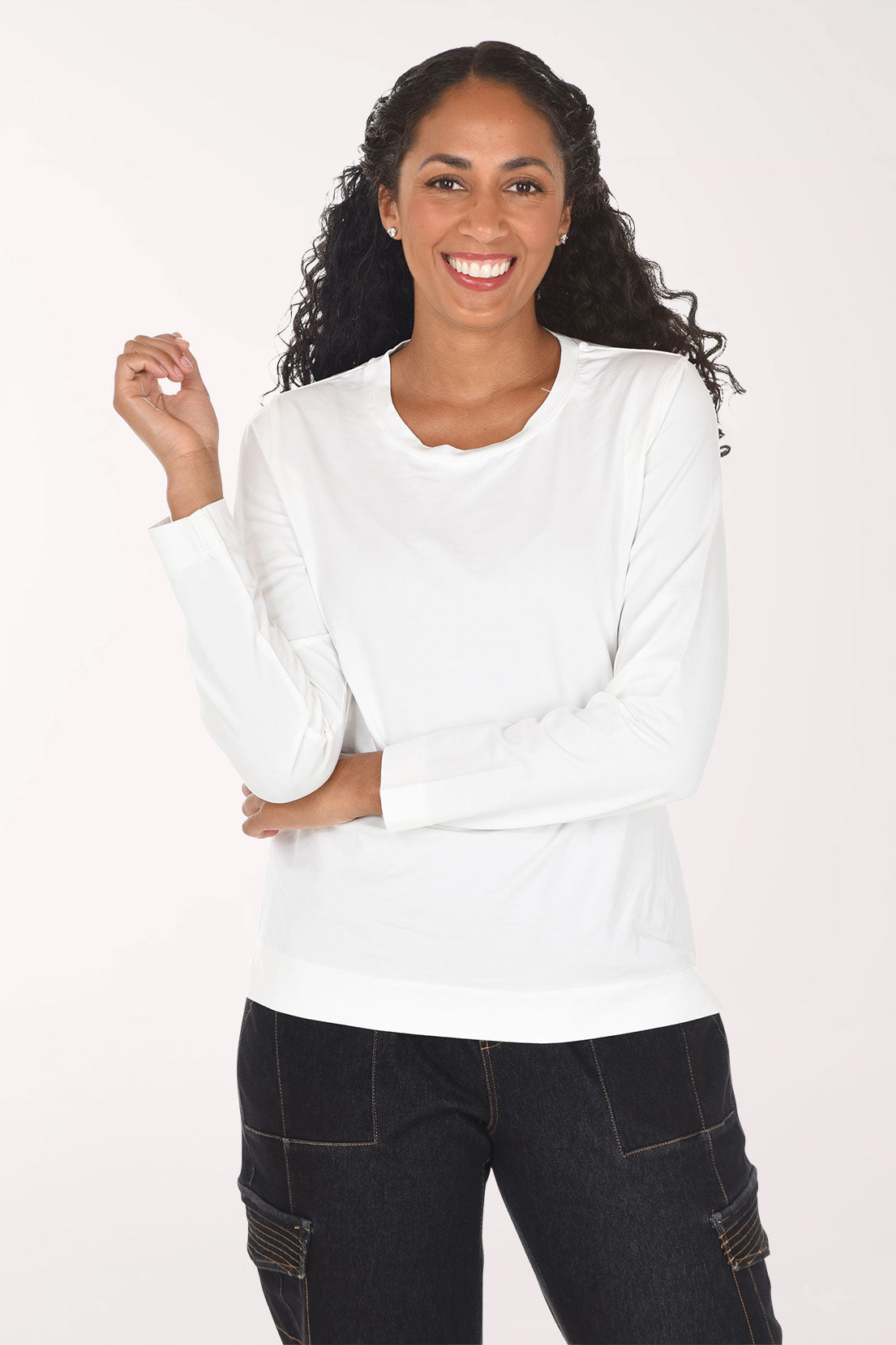 Solid Jersey Long Sleeve Top | Wild Palms