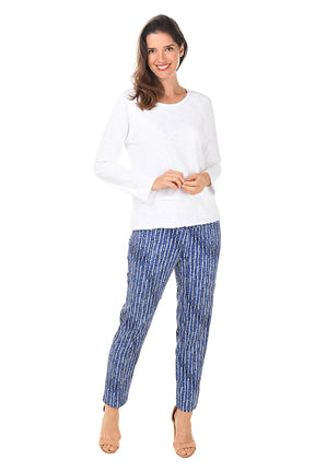 Petite Twilight Sky Pull-On Ankle Pant