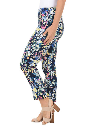 Rose Petals Pull-On Ankle Pant