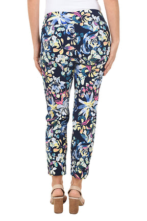 Rose Petals Pull-On Ankle Pant