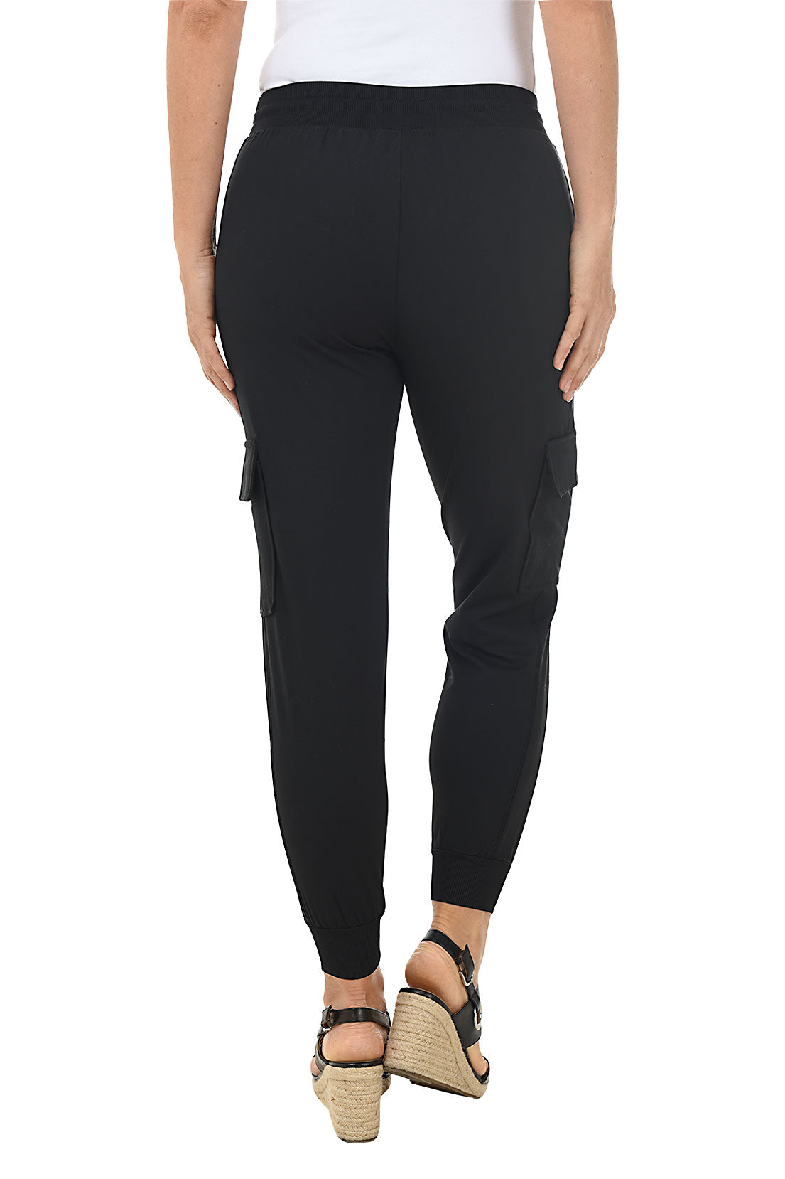 Alo Yoga Black Cargo Pocket High Rise Pants Size Small