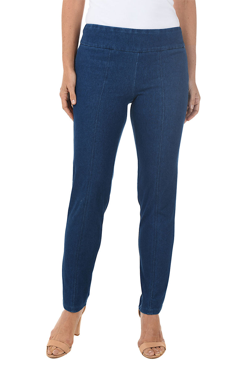 Pull-On Slim Leg Denim Pant | Zac and Rachel