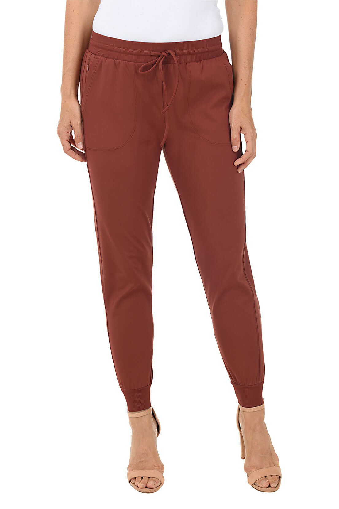 Zac and Rachel Solid Ankle-Length Jogger Pant