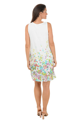 Floral Fields Halter Neck Sleeveless Dress