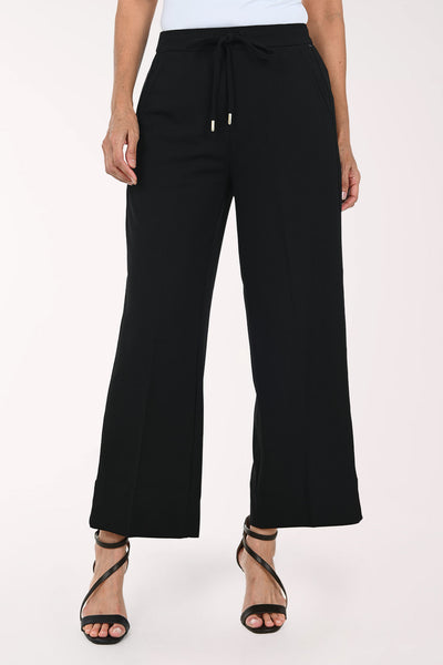 【CTHY】TECHWOOL BAGGY SARROUEL SLACKS Scuba Wide Leg Drawstring Pant | Zac and Rachel