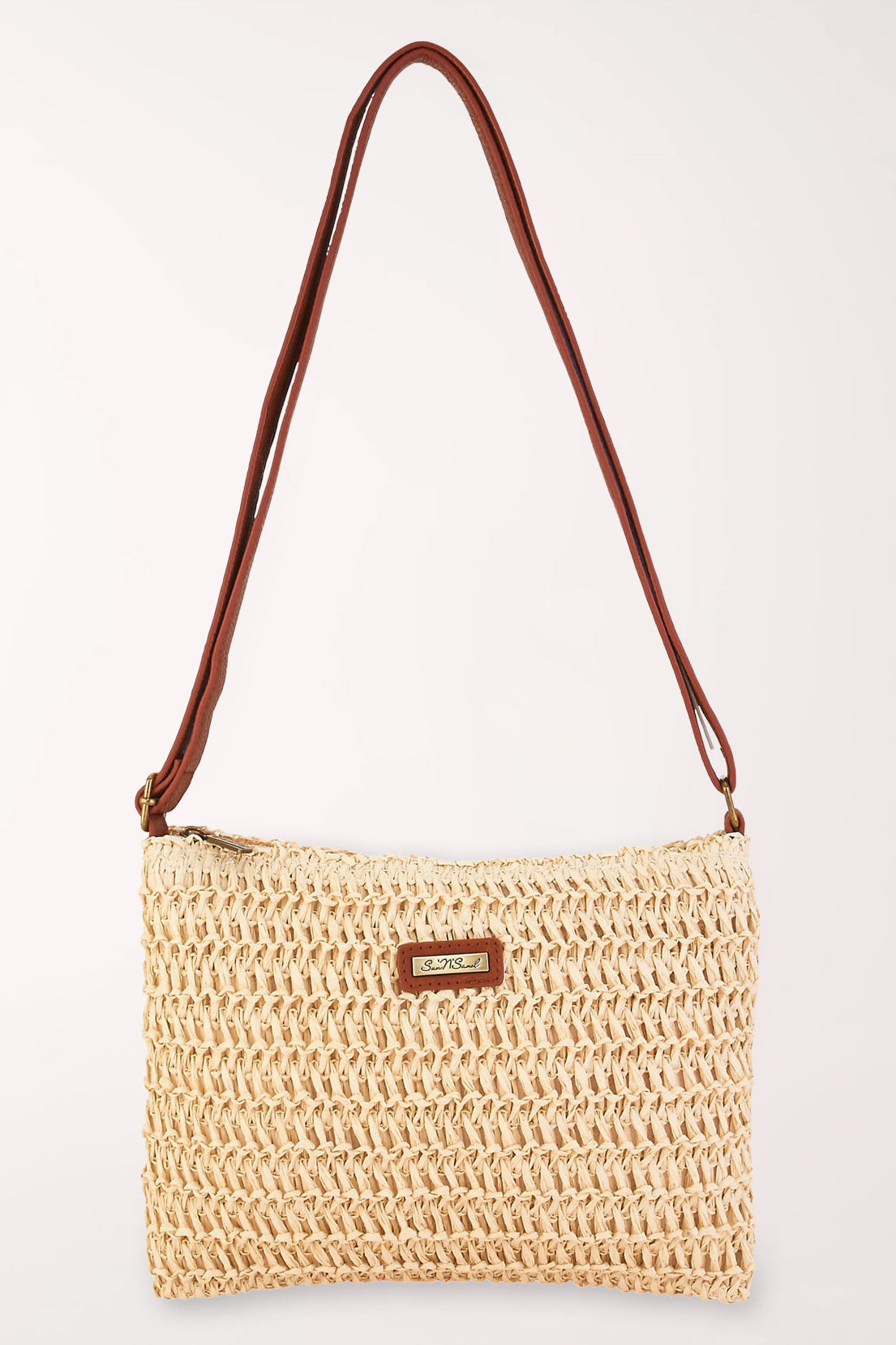 Natural Crochet Crossbody Bag | Sun and Sand