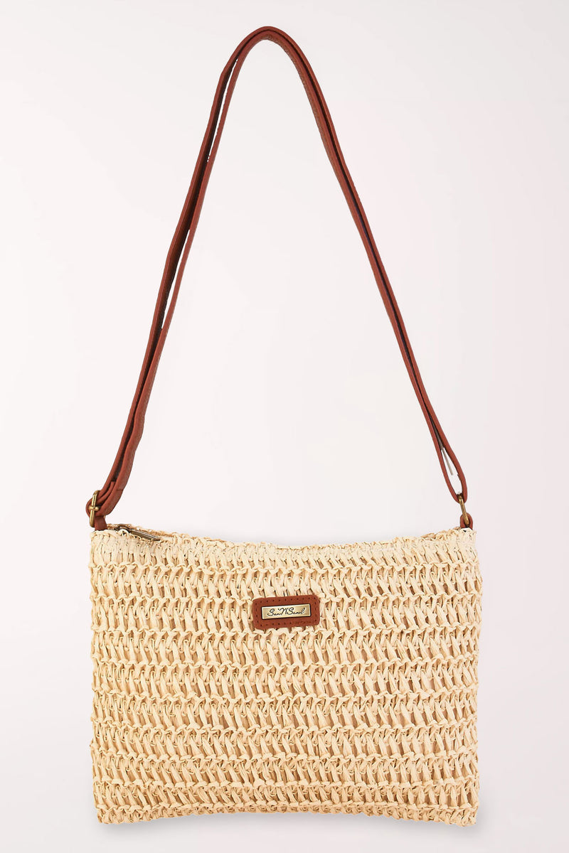 Natural Crochet Crossbody Bag | Sun and Sand