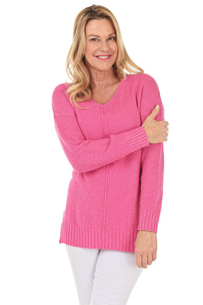 AVALIN V-Neck Tunic Sweater
