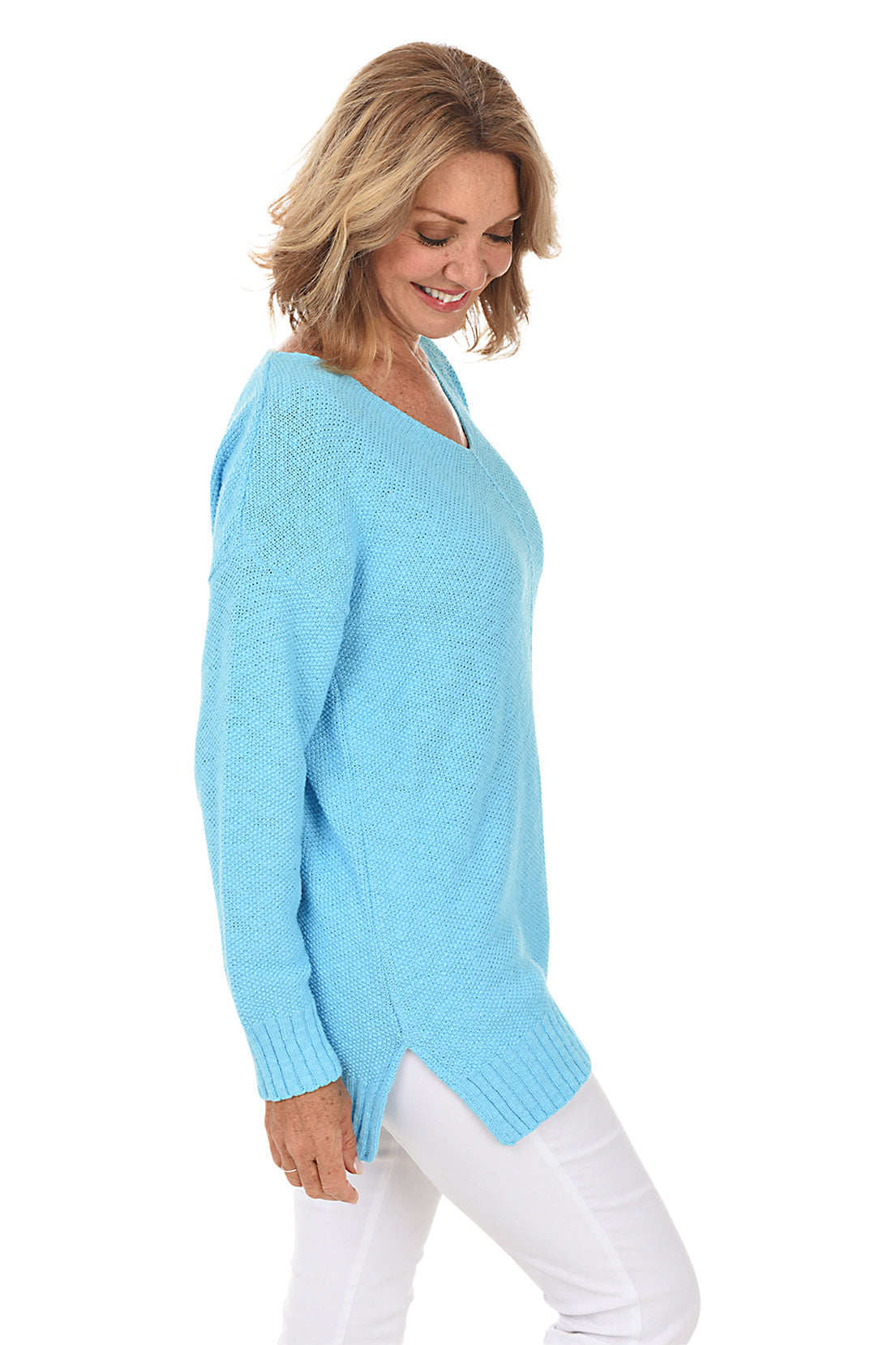 AVALIN V-Neck Tunic Sweater