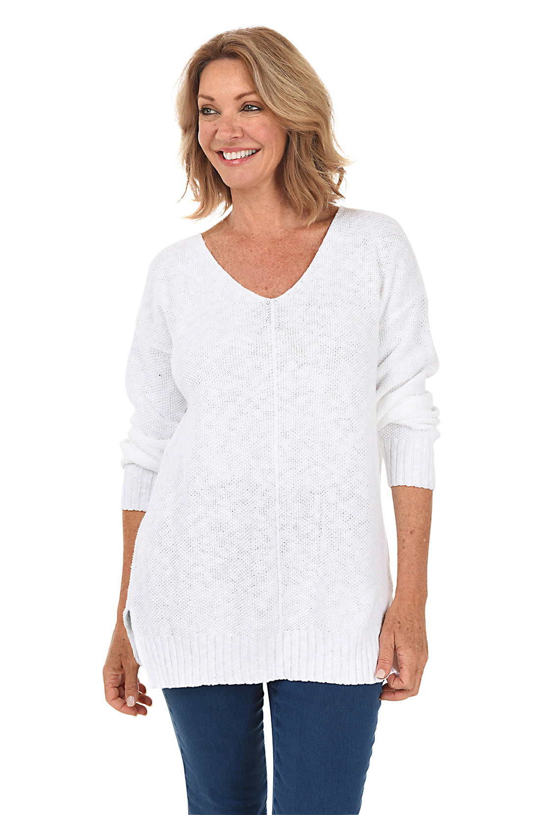 AVALIN V-Neck Tunic Sweater