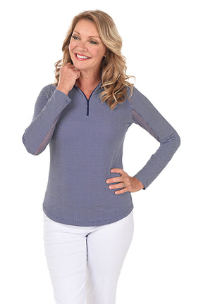 Mini Check UPF50+ Sun Shirt