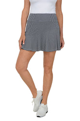 IBKUL Mini Check UPF50+ Flounce Skort | Anthony's Florida