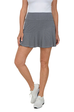 IBKUL Mini Check UPF50+ Flounce Skort | Anthony's Florida