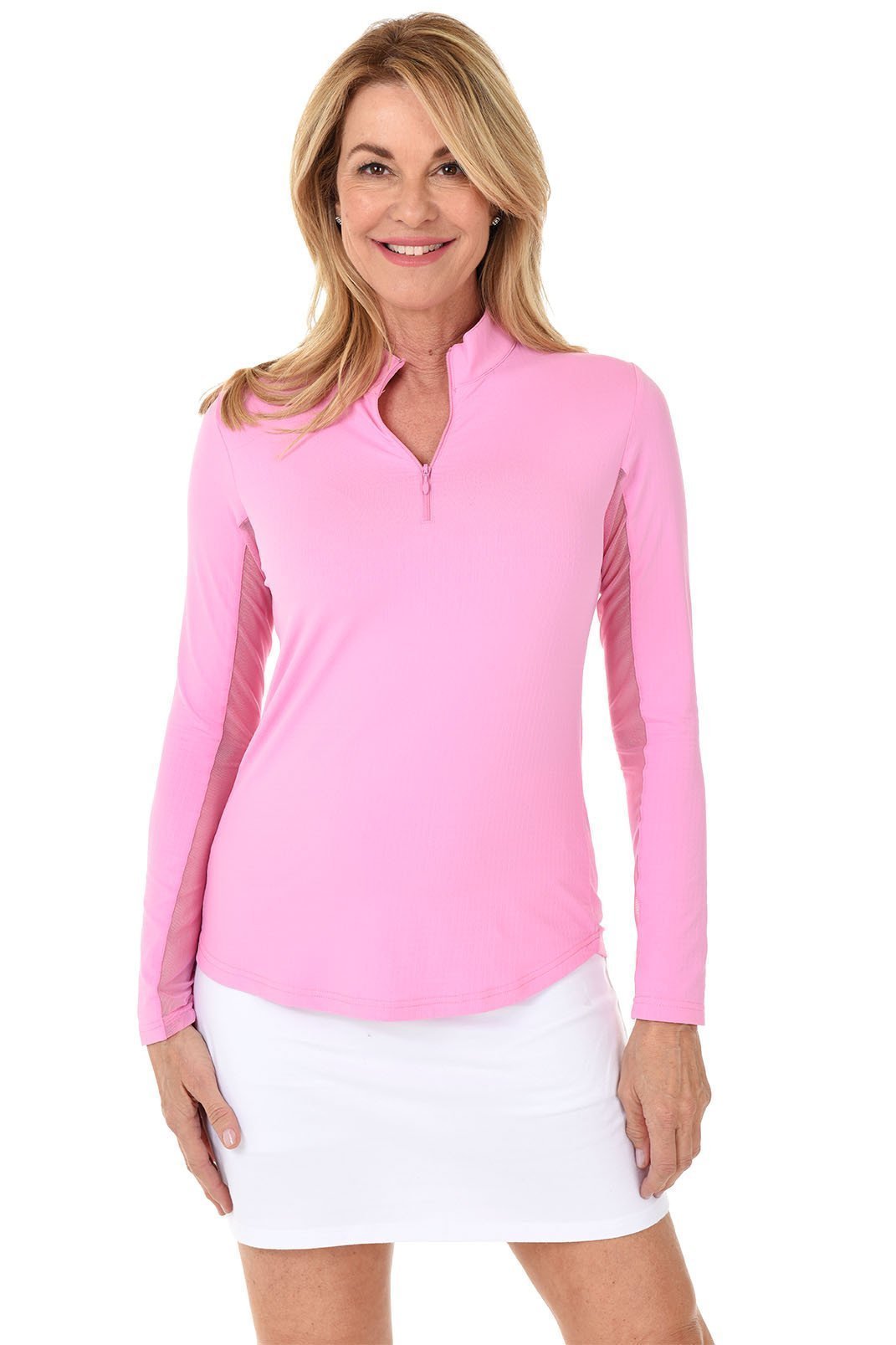 IBKUL Solid UPF 50 Sun Shirt