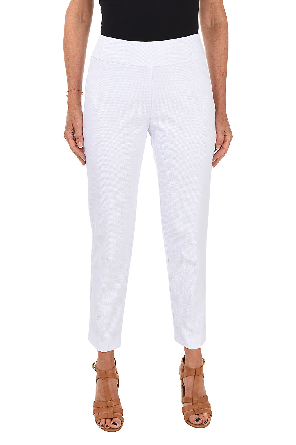 Krazy Larry Pique Pull-On Ankle Pant