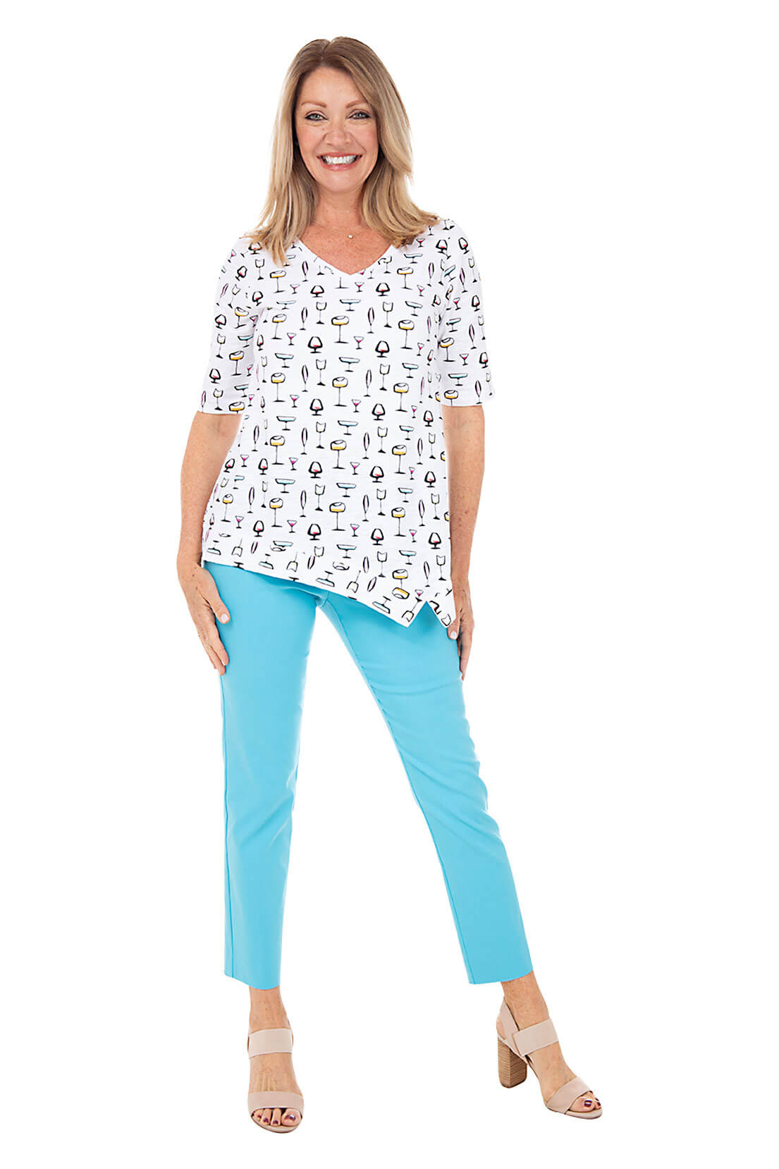 KRAZY LARRY Pull-On Ankle Pant