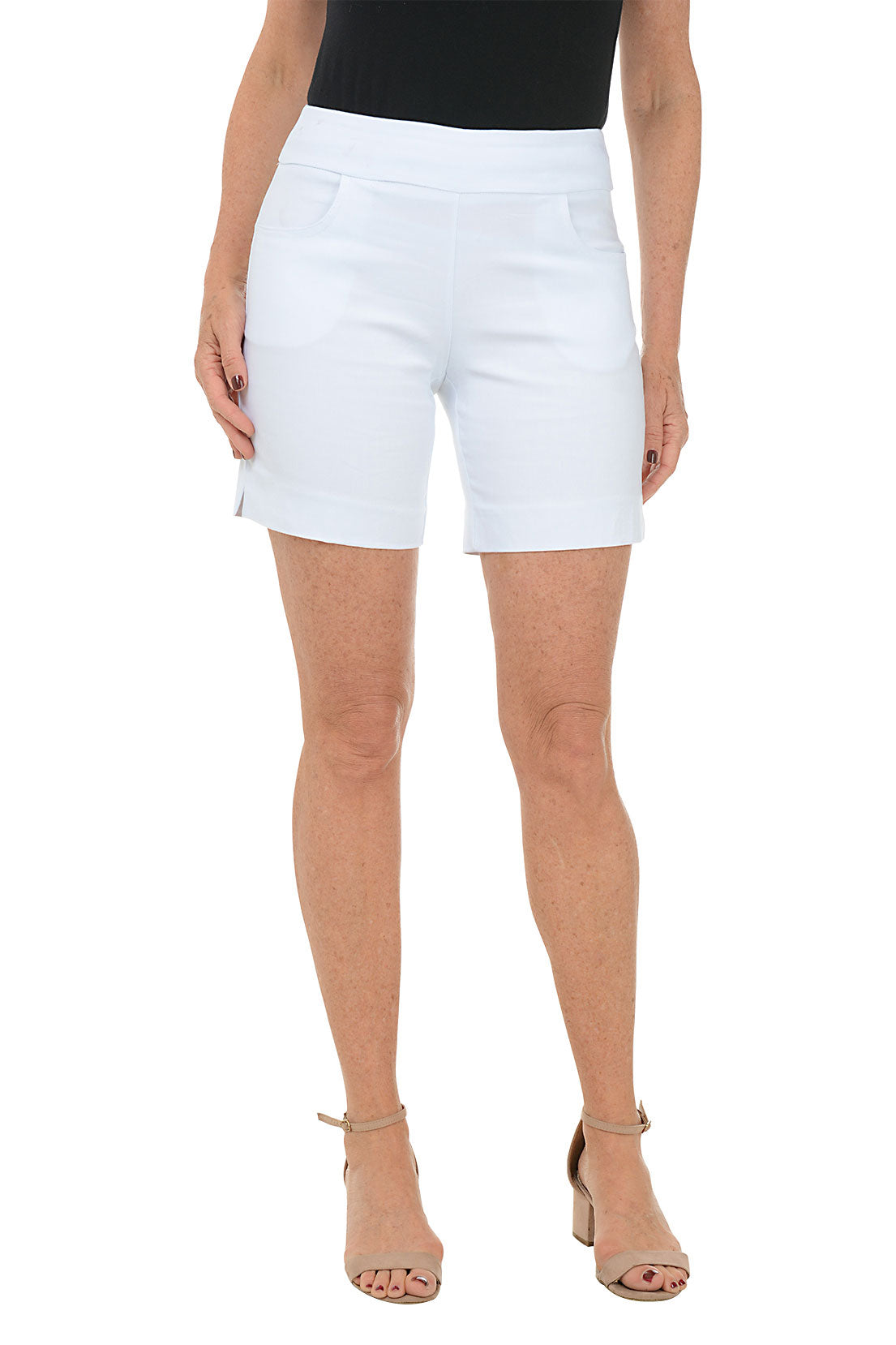 Nydj pull hot sale on shorts