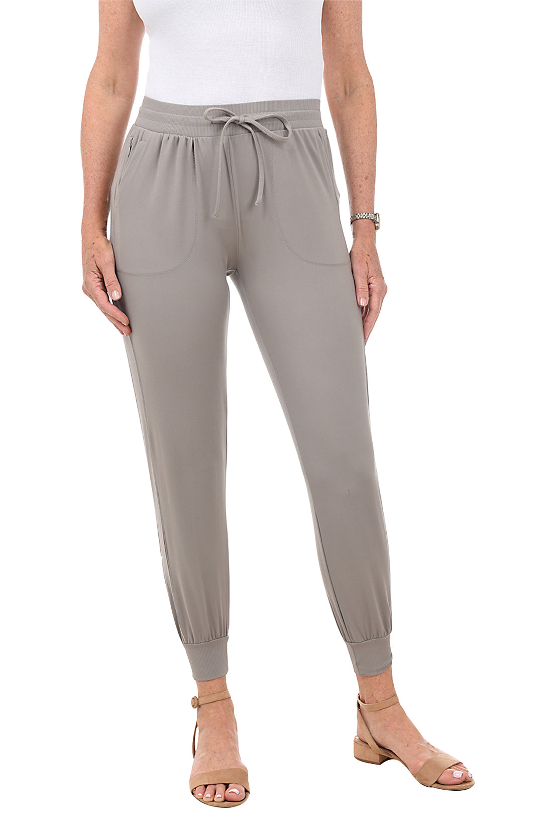 ZAC AND RACHEL Solid Ankle-Length Jogger Pant