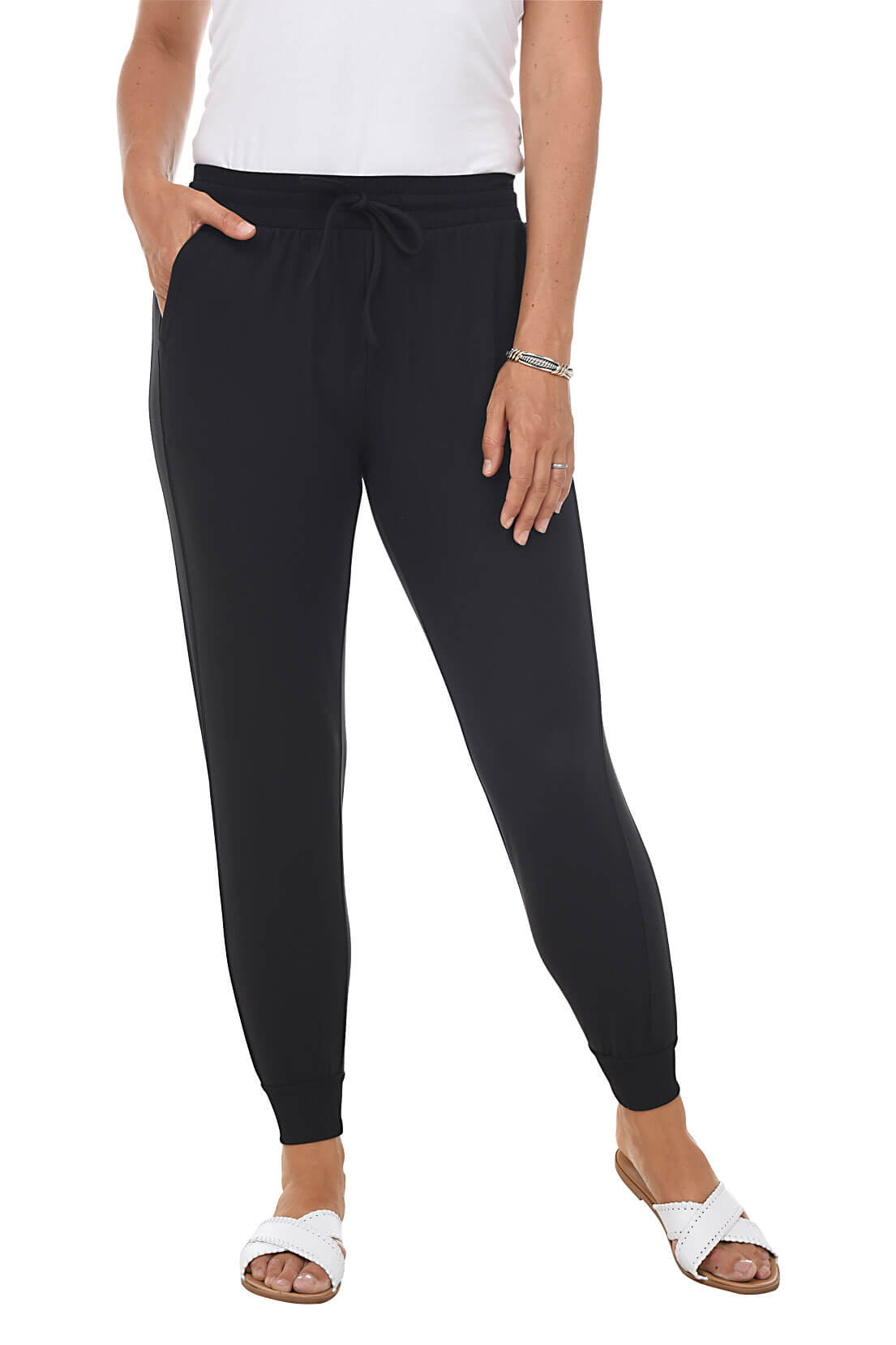 ZAC AND RACHEL Solid Ankle-Length Jogger Pant