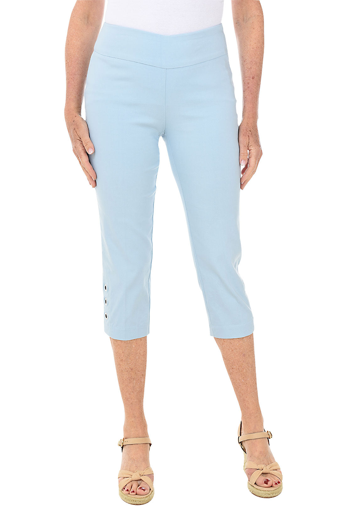 Side Grommet Capri Pant